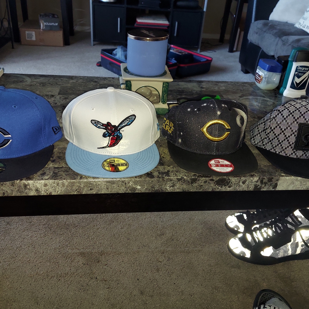 All 4 Caps Two Snapbacks & Two Fitted 7 1/4